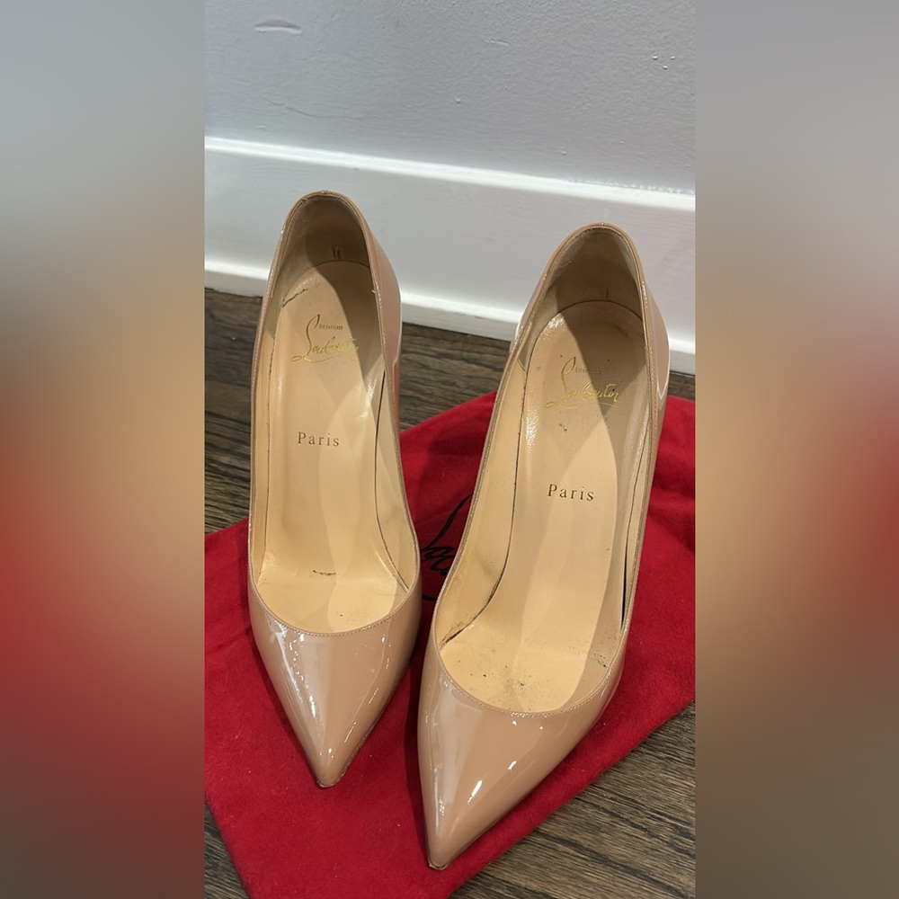 Christian Louboutin Beige Pigalle Heels